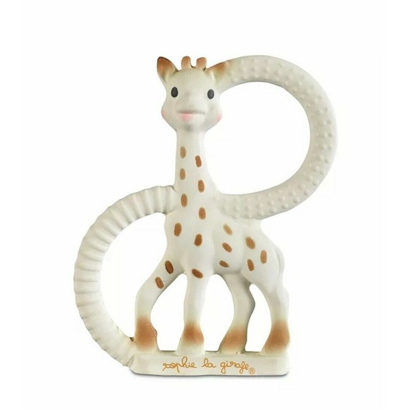 Sophie La Girafe So Pure Collection Natural Rubber Baby Teething Ring BPA Free - Picture 3 of 3